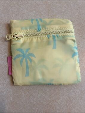 Stoney Clover Lane x Target Reusable Tote Bag Light Yellow/Green Palm Trees